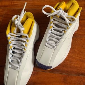 adidas White and Yellow Men's Sneakers
